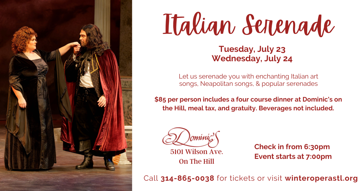 Italian Serenade at Dominic’s on The Hill
