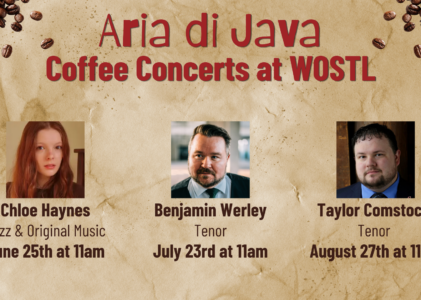 Thursday Coffee Concerts at Winter Opera St. Louis!